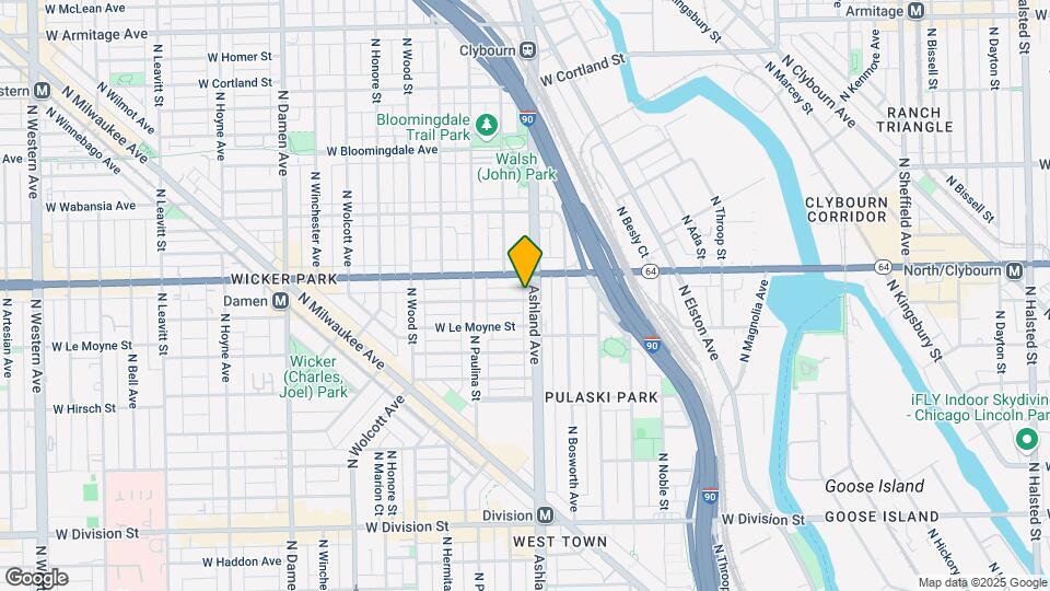 1540 N Ashland Ave Mapa y Detalles de la Ubicación