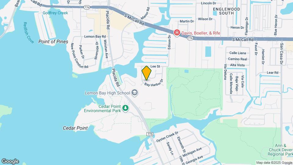 1040 Bay Harbor Dr Map and Location Details