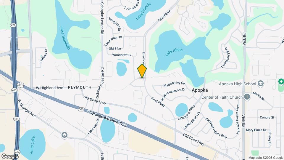 640 Errol Pkwy Map and Location Details