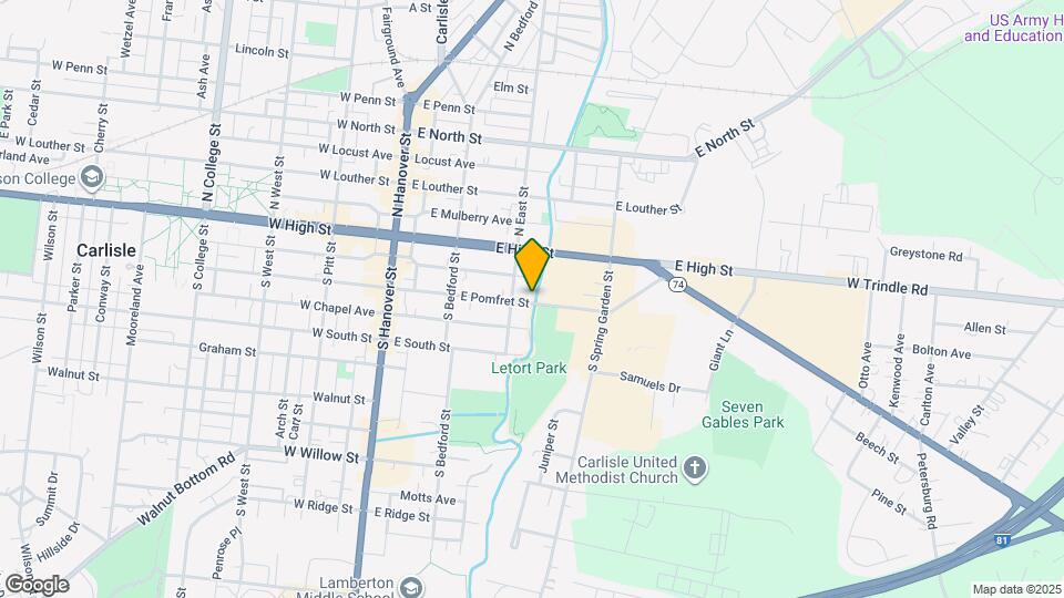 227 E Pomfret St Map and Location Details