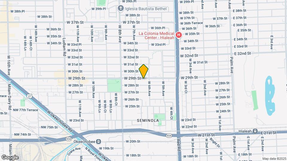 634 SW 29th St Map and Location Details
