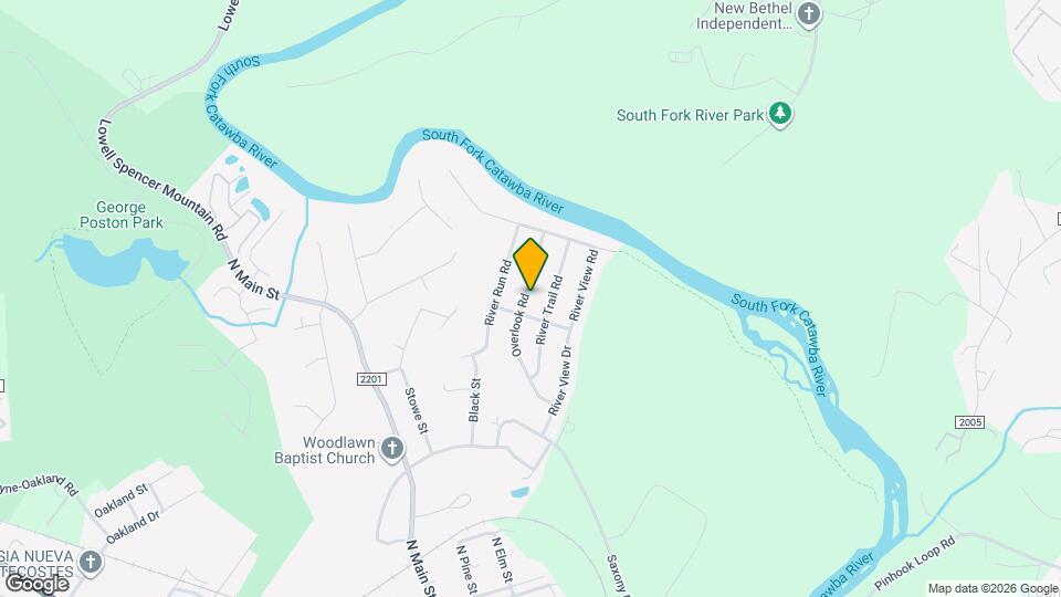 704 Overlook Rd Map and Location Details