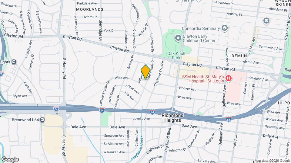 1173 Moorlands Dr Map and Location Details