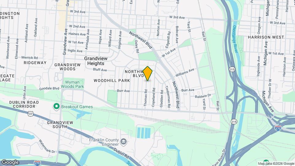 908 Thomas Rd, Unit Duplex Mapa y Detalles de la Ubicación