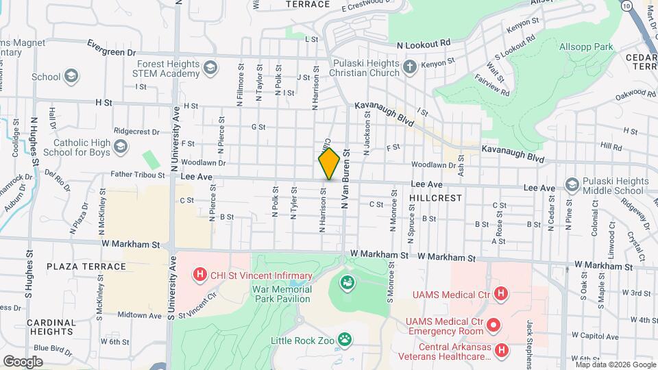 5123 Lee Ave Map and Location Details