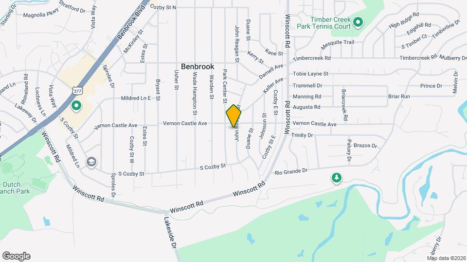 1204 John Reagan St Map and Location Details