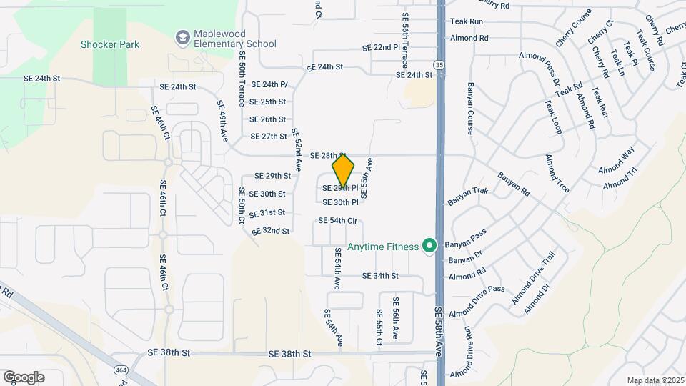 5420 SE 29th Pl Map and Location Details