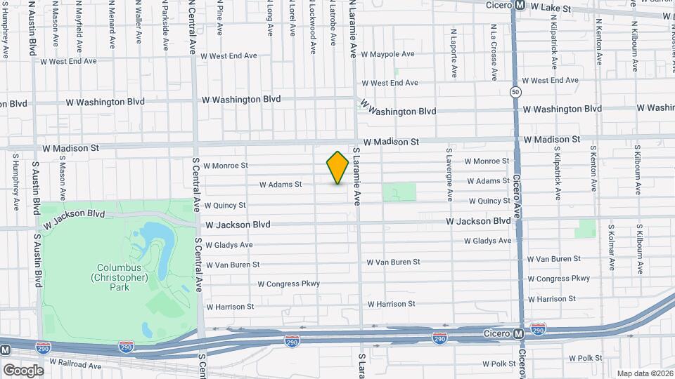 5231 W Adams St Map and Location Details