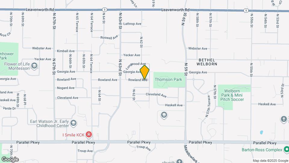 6121 Rowland Ave Map and Location Details