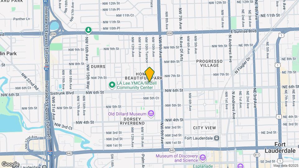 626 NW 10th Terrace Map and Location Details