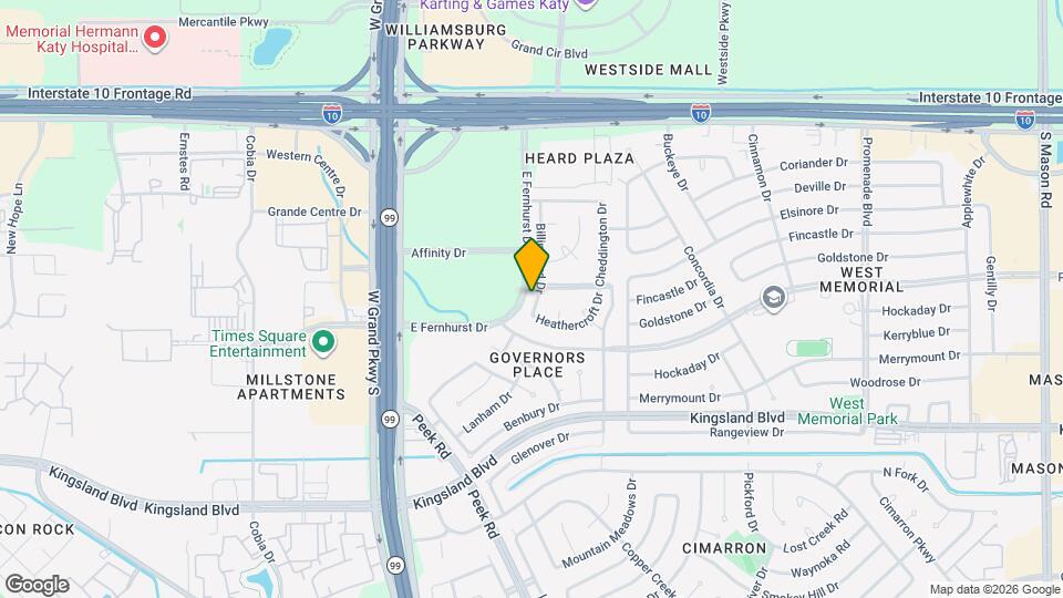 406 Billingford Dr Map and Location Details