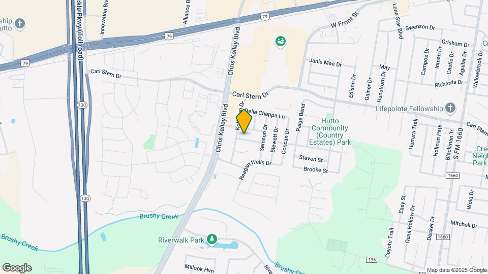 1204 Utopia Ln Map and Location Details