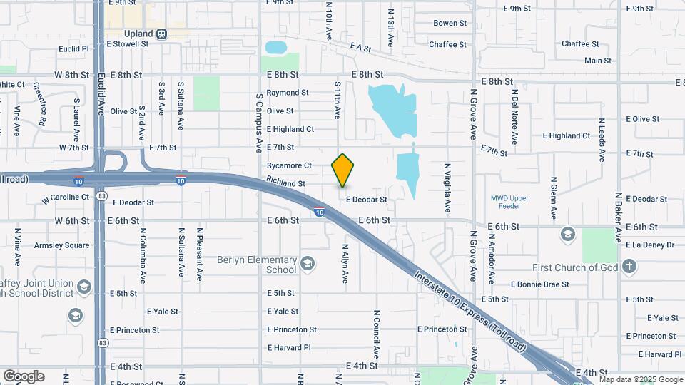 1548 N 11th St Map and Location Details