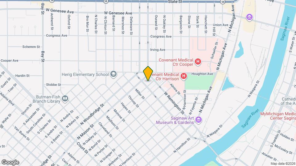 1007 N Oakley St Map and Location Details
