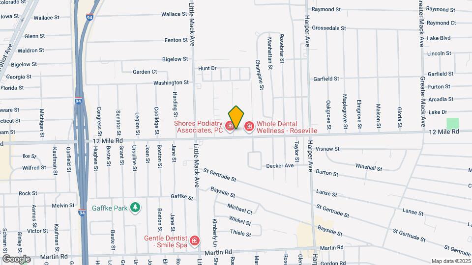 21005 12 Mile Rd Map and Location Details