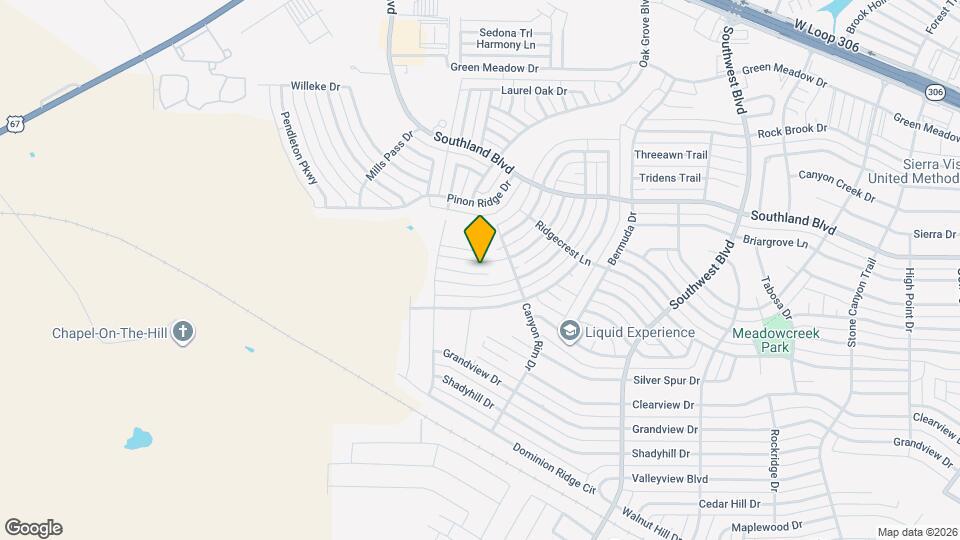 5022 Red Oak Ln Map and Location Details