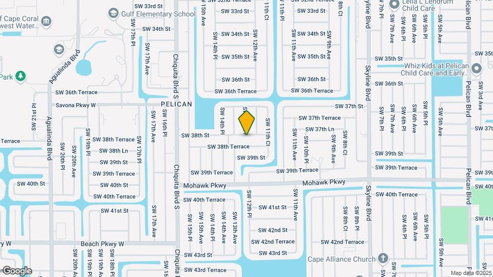 1212 SW 38th St Map and Location Details