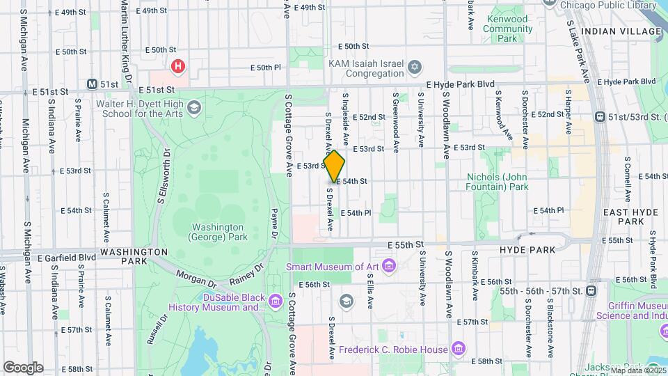 5407 S Drexel Ave Map and Location Details