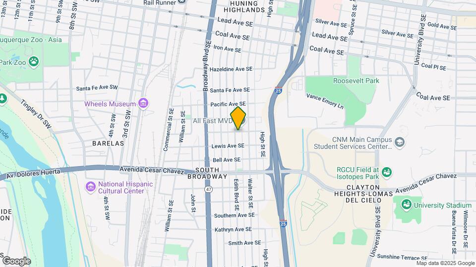 1102 Edith Blvd SE Map and Location Details