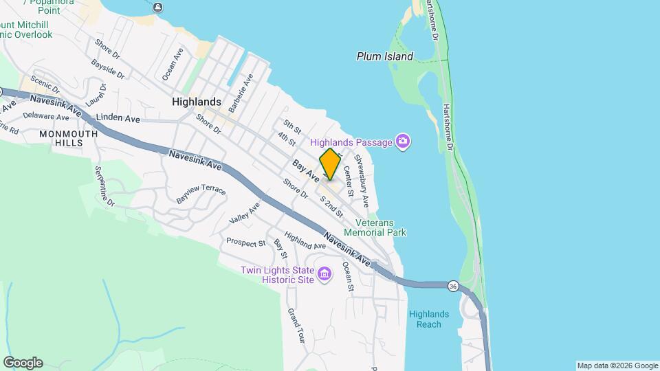 126 Bay Ave Map and Location Details