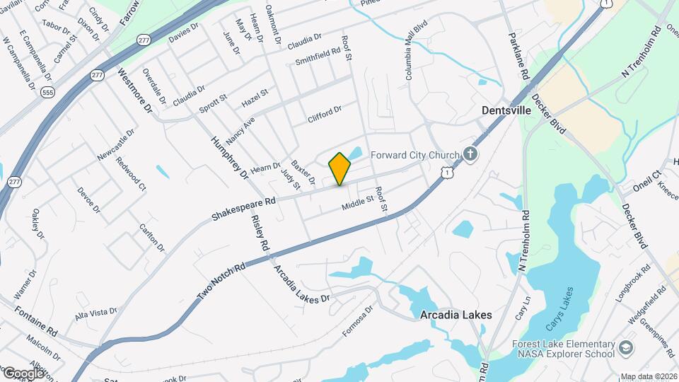 6536 Shakespeare Rd Map and Location Details