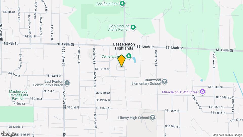 16336 SE 131st Pl Map and Location Details
