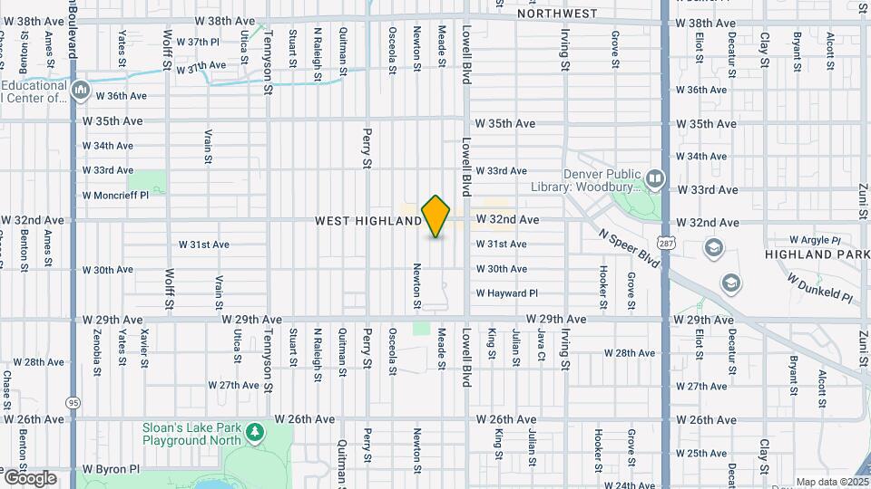 3045 Meade St Map and Location Details