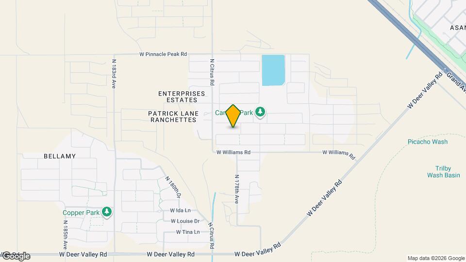 17826 W Via De Luna Dr Map and Location Details