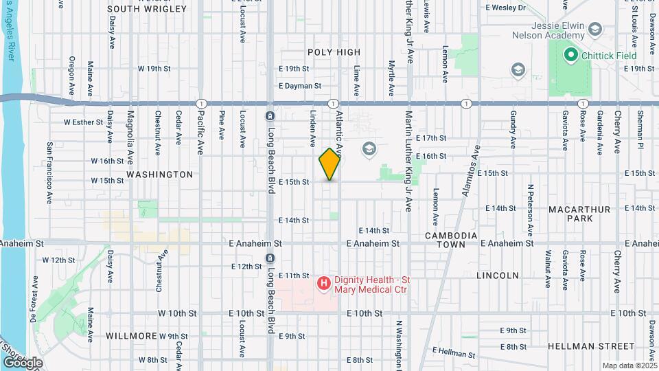 544 E 15th St Map and Location Details