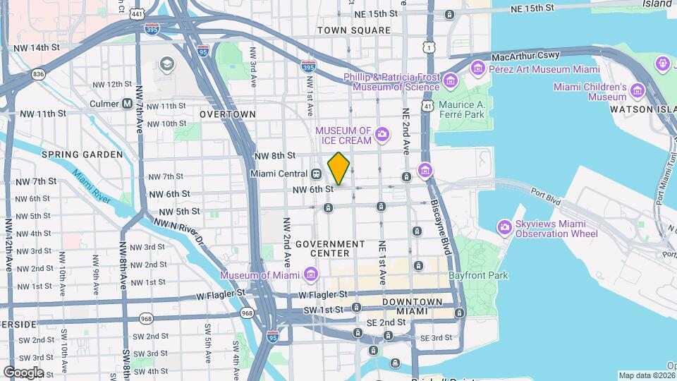 36 NW 6th St Mapa y Detalles de la Ubicación