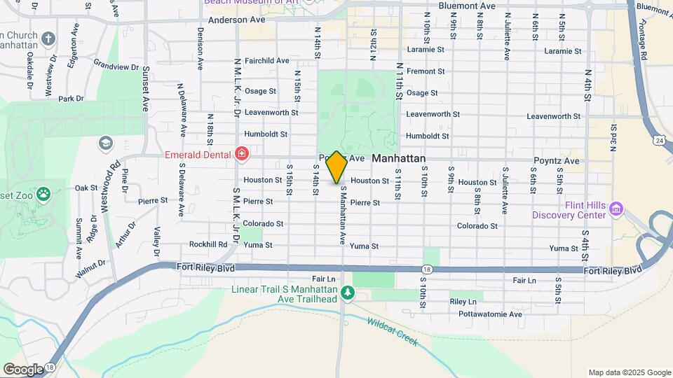 210 S Manhattan Ave Map and Location Details