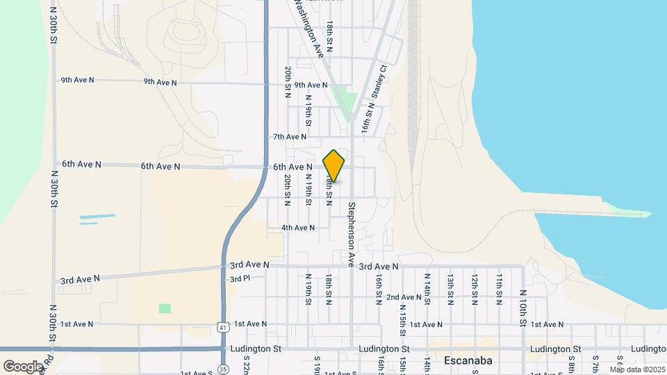 610 N 18th St, Unit Lower Mapa y Detalles de la Ubicación