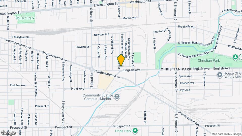 3106 English Ave Map and Location Details