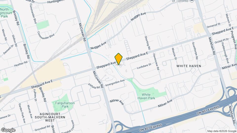 4725 Sheppard Ave E Map and Location Details