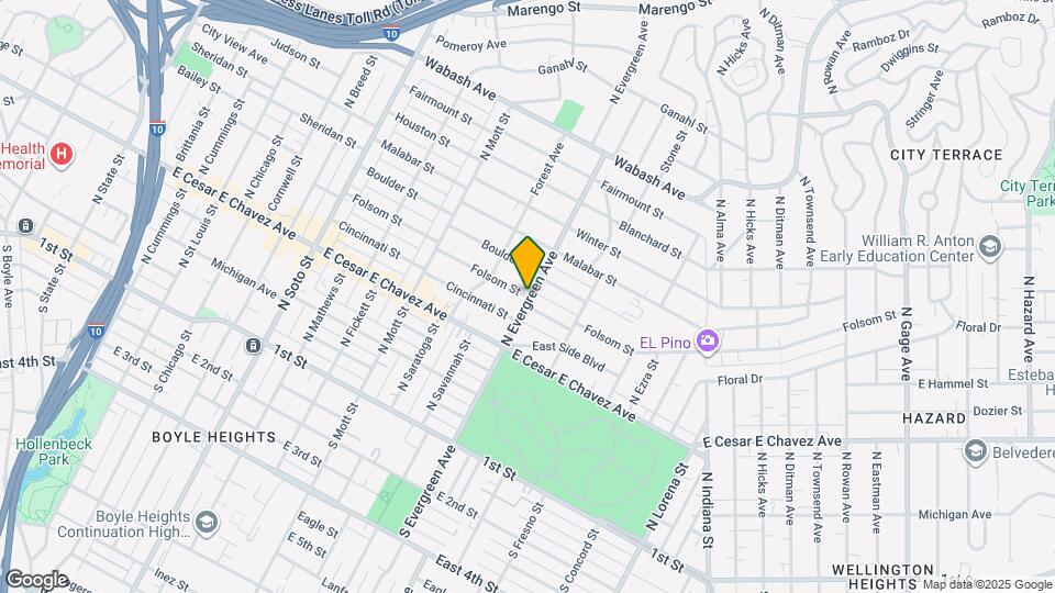 2841 Folsom St Map and Location Details