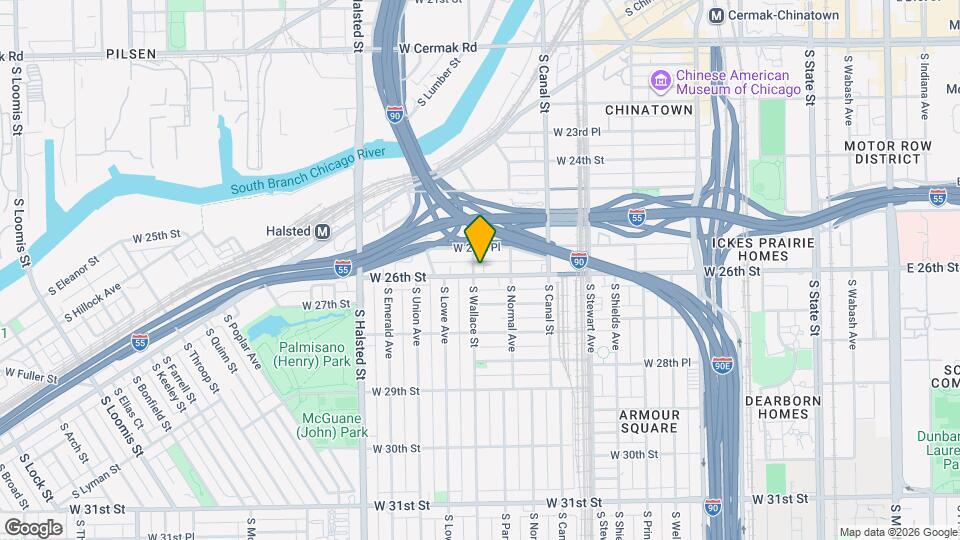 532 W 26th Map and Location Details