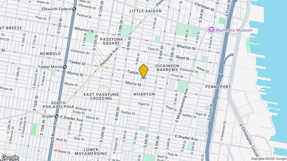 1628 S 7th St, Unit 1st Floor Map and Location Details