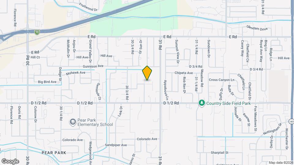 3090 Aberdeen Ln Map and Location Details