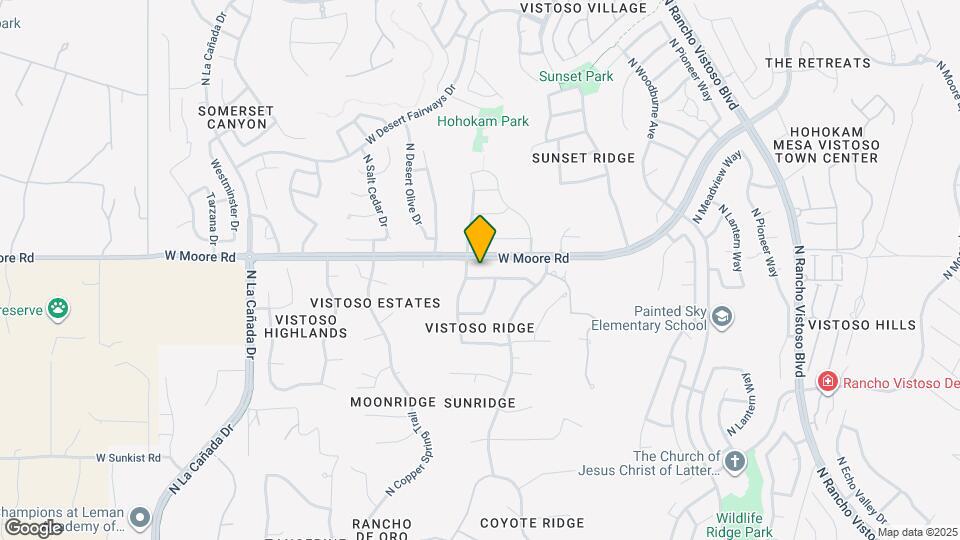 732 W Burntwater Dr Map and Location Details