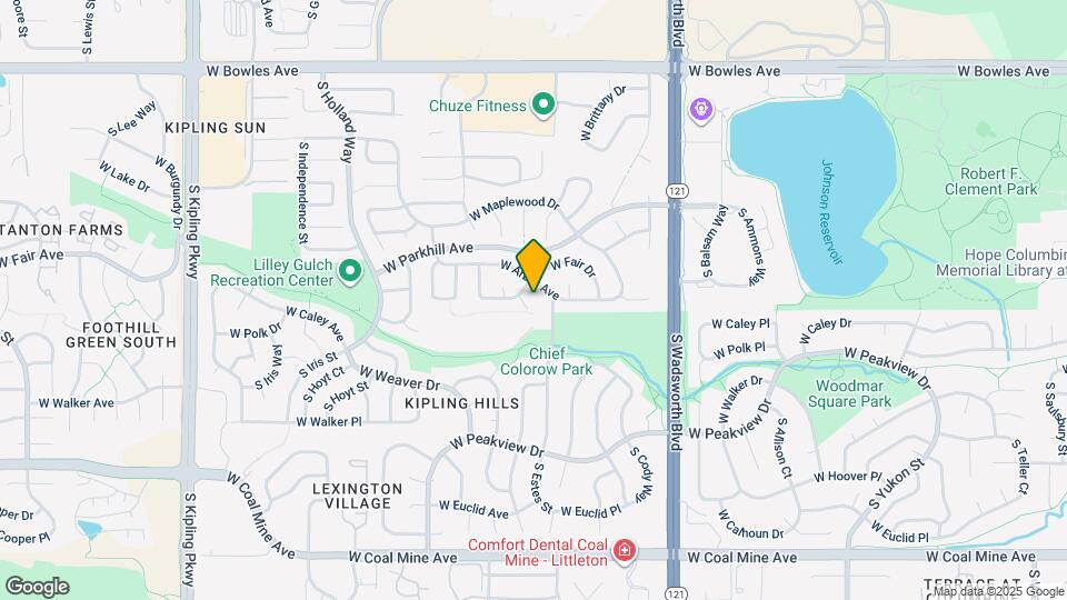 6282 S Everett St Map and Location Details
