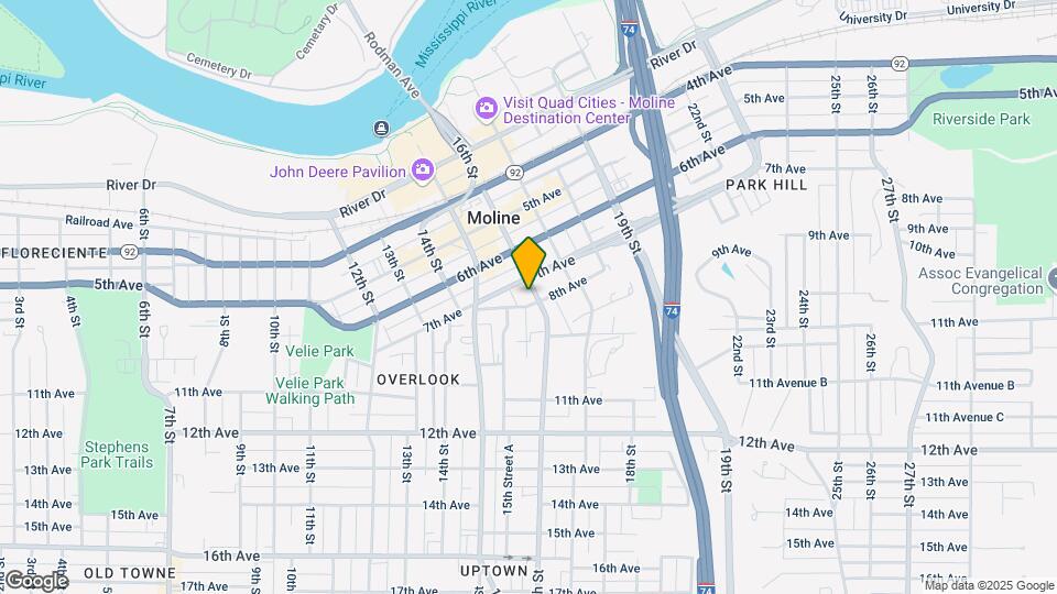 715 16th St Map and Location Details