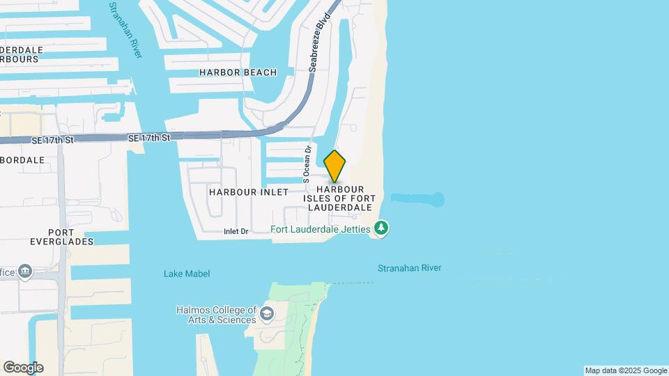 1956 S Ocean Ln-Unit -11 Map and Location Details