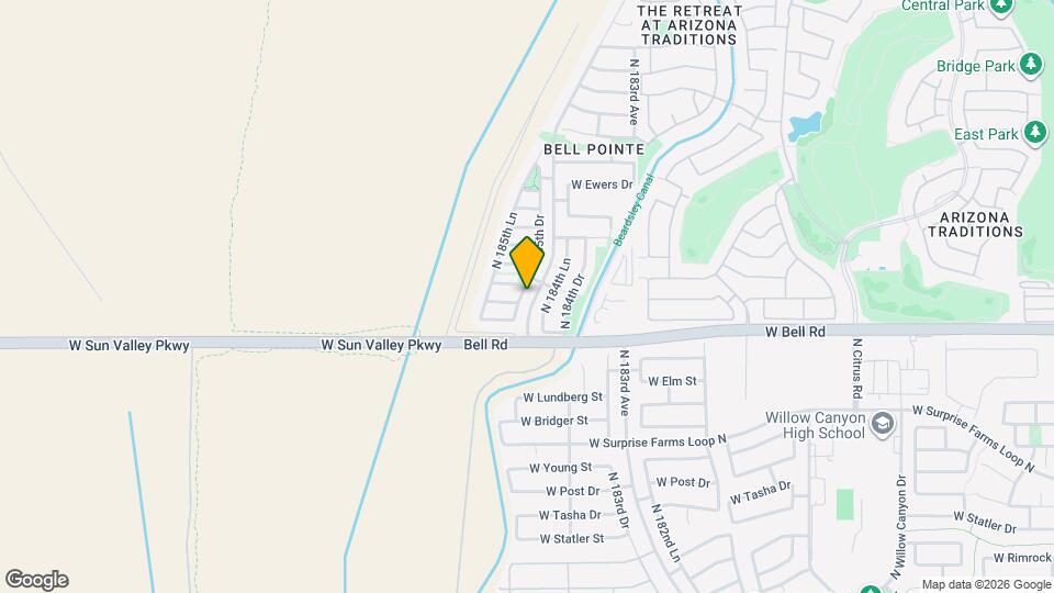 17115 N 185th Dr Mapa y Detalles de la Ubicación