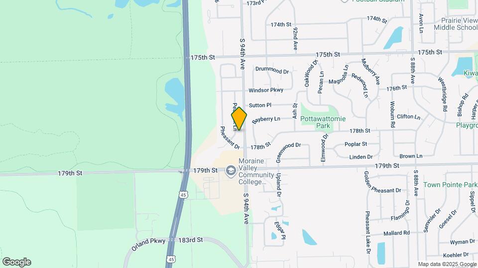 17739 Peacock Ln Map and Location Details