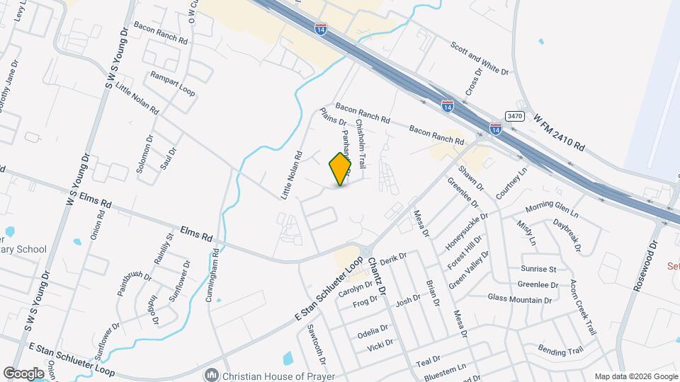 3422 Chisholm Trail Map and Location Details