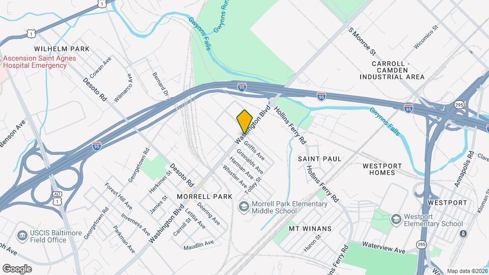 1901 Griffis Ave Map and Location Details