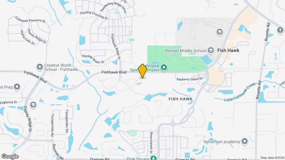 15965 Fishhawk View Dr Map and Location Details