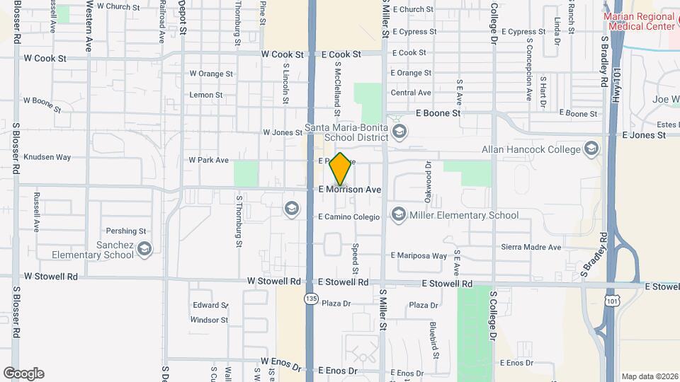 200 E Morrison Ave Map and Location Details