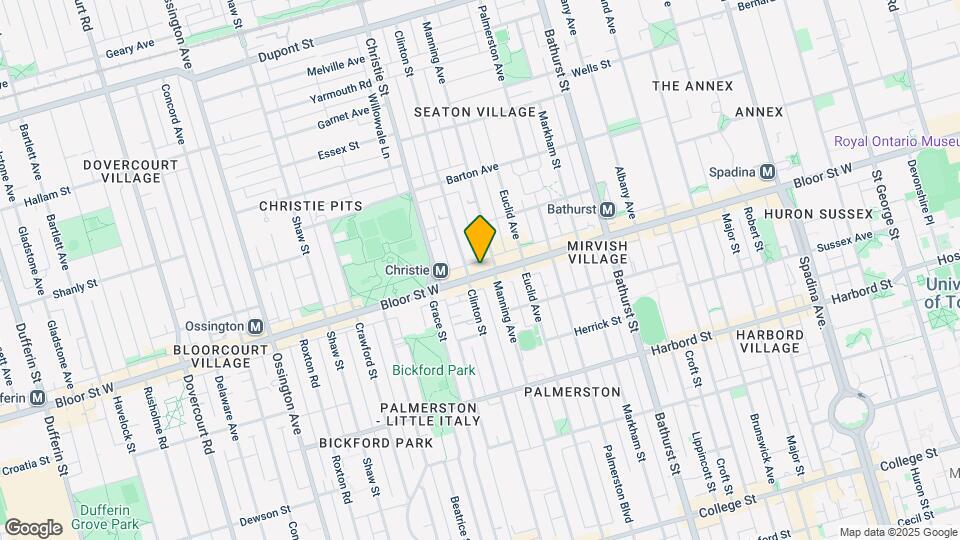 678 Bloor St W Map and Location Details