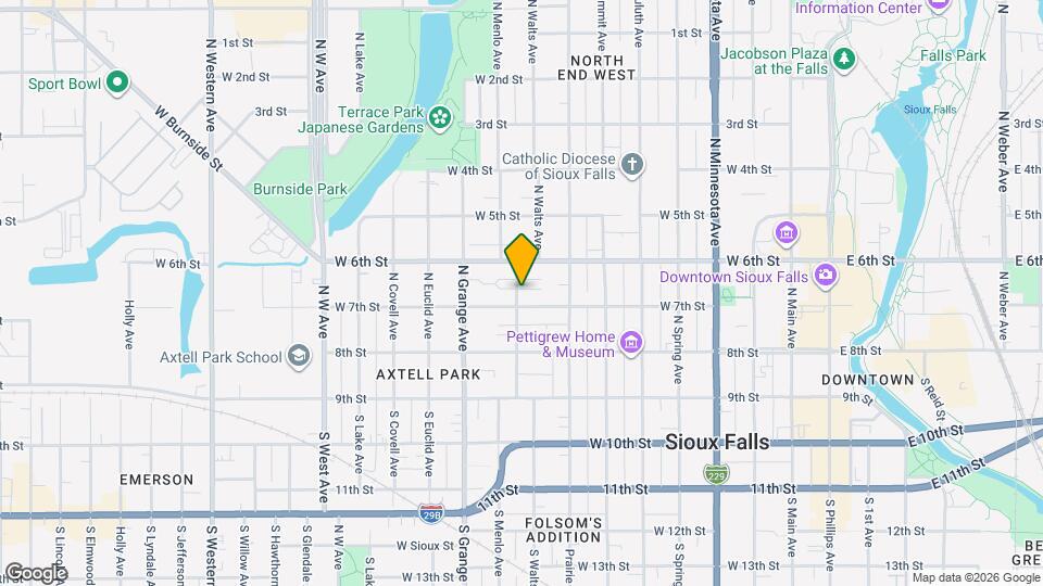 312 N Trapp Ave Mapa y Detalles de la Ubicación